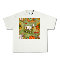 Pistachio fall goats seamless pattern Urban Heavy Tee - BundleAndBundleShop