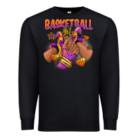 Black Basketball life afro girl sneakers Premium Sweatshirt - RanaPortraitStore