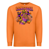 Carrot Basketball life afro girl sneakers Premium Sweatshirt - RanaPortraitStore