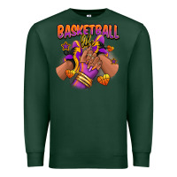 Sports Green Basketball life afro girl sneakers Premium Sweatshirt - RanaPortraitStore