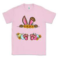 Bubblegum Pink Western Easter bunny name frame Classic Tee - OliviaCreatesArt