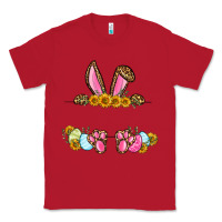 Red Western Easter bunny name frame Classic Tee - OliviaCreatesArt