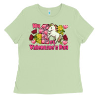 Matcha My first valentine's day unicorn Ladies Tee - FaDigitalArtStudio