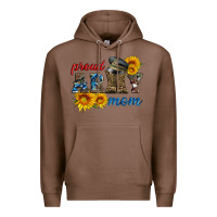 Chestnut proud army mom Premium Hoodie - Artiststas