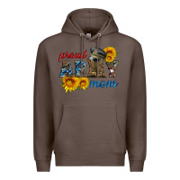 Coffee proud army mom Premium Hoodie - Artiststas
