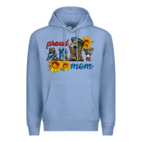 Colony Blue proud army mom Premium Hoodie - Artiststas