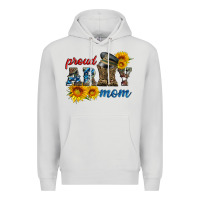 Dove Grey proud army mom Premium Hoodie - Artiststas