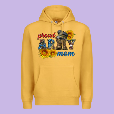 Proud Army Mom Premium Hoodie Designed By Artiststas