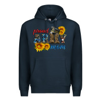 Navy proud army mom Premium Hoodie - Artiststas