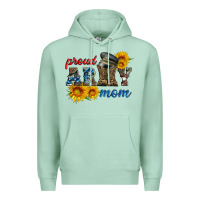 Seafoam proud army mom Premium Hoodie - Artiststas