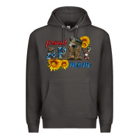 Smoke proud army mom Premium Hoodie - Artiststas