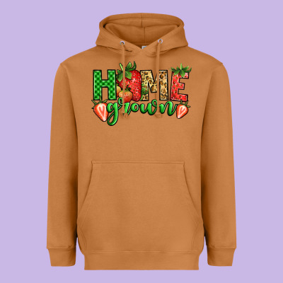 Howe Grown Strawberries Heavyweight Hoodie Designed By Jasminsmagicworld
