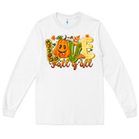 White Love Fall Y'all Long Sleeve Tee - CowhideDigitalArt
