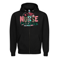 Black nurse practitioner Zipper Hoodie - RanaPortraitStore