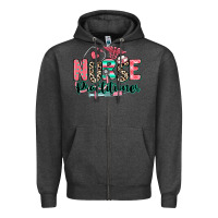 Charcoal Heather nurse practitioner Zipper Hoodie - RanaPortraitStore