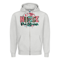 Dove Grey nurse practitioner Zipper Hoodie - RanaPortraitStore