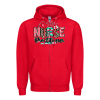 Red nurse practitioner Zipper Hoodie - RanaPortraitStore