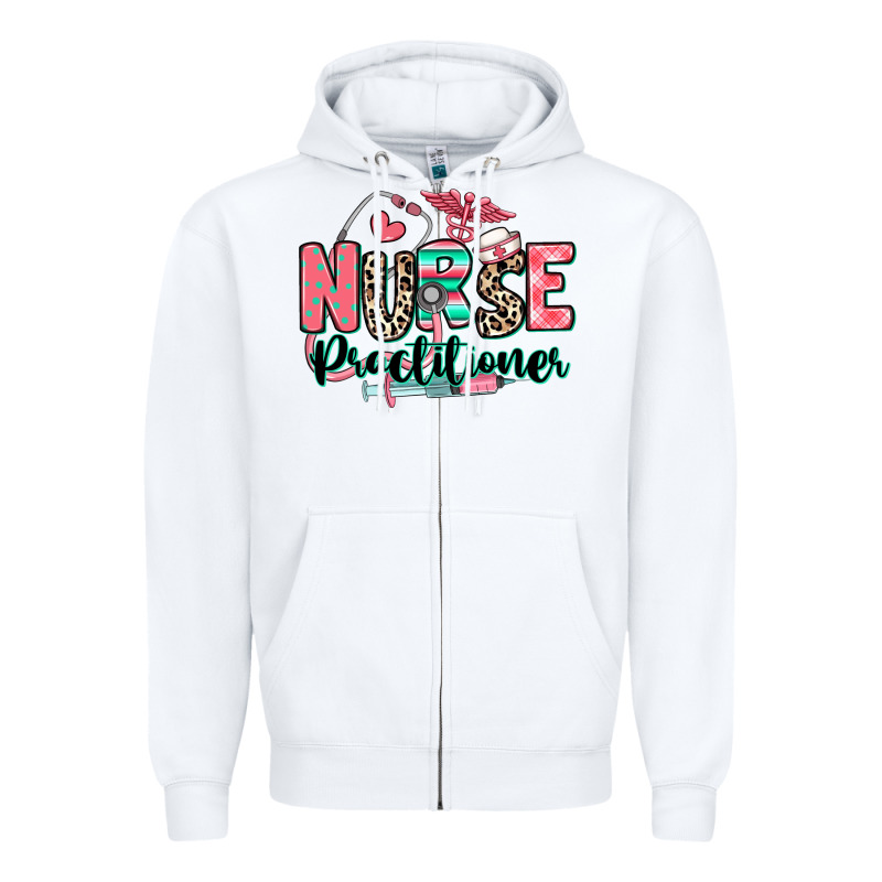 Nurse Practitioner Zipper Hoodie by RanaPortraitStore | Teevron