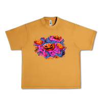 Peanut Butter halloween pumpkin patch  4 Urban Heavy Tee - BundleAndBundleShop