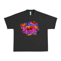 Pigment Black halloween pumpkin patch  4 Urban Heavy Tee - BundleAndBundleShop