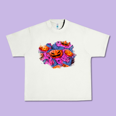 Halloween Pumpkin Patch  4 Urban Heavy Tee Designed By Bundleandbundleshop