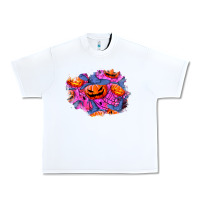 White halloween pumpkin patch  4 Urban Heavy Tee - BundleAndBundleShop