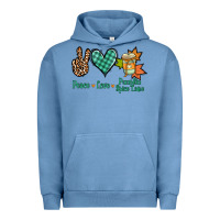 Pigment Pebble Blue peace love pumpkin spice latte Urban Hoodie - Jasminsmagicworld