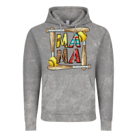 Cloud Rock softball mama Vintage Hoodie - CowhideDigitalArt