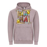 Vintage Zinc softball mama Vintage Hoodie - CowhideDigitalArt