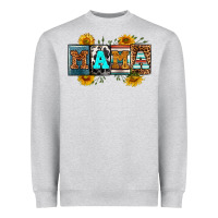 Heather Grey license letters western mama Heavyweight Sweatshirt - RanaPortraitStore