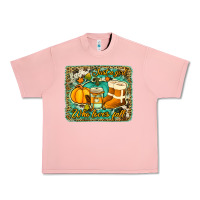Just A Girl Who Loves Fall Background Urban Heavy Tee | Teevron