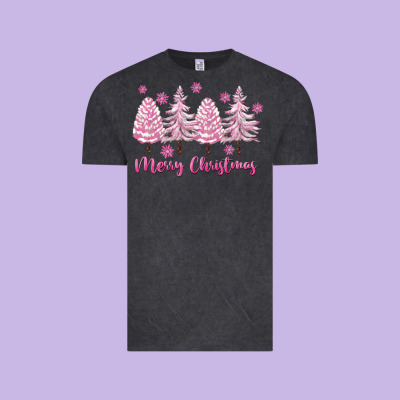 Merry Christmas Trees Vintage Tee Designed By Fadigitalartstudio