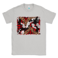 Moon Dust cowhide buffalo plaid leopad background Classic Tee - CowCowDesign