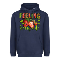 Navy feeling berry cute strawberry Heavyweight Hoodie - Jasminsmagicworld