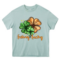 Arona Feeling lucky with clover Heavy Core Tee - HowdyJamesFarm