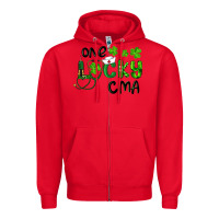 Red one lucky certified medical assistant cma Zipper Hoodie - RanaPortraitStore