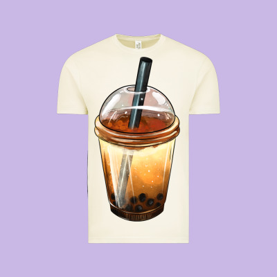 Bobba Cup Vintage Tee Designed By Fadigitalartstudio