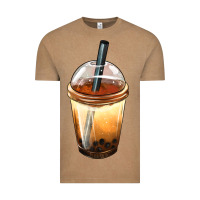 Vintage Coffee Bobba cup Vintage Tee - FaDigitalArtStudio