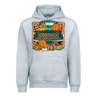 Heather Grey pumpkin farm truck Urban Hoodie - Jasminsmagicworld