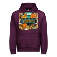 Mauve Wine pumpkin farm truck Urban Hoodie - Jasminsmagicworld