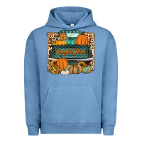 Pigment Pebble Blue pumpkin farm truck Urban Hoodie - Jasminsmagicworld
