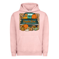 Pigment Salmon pumpkin farm truck Urban Hoodie - Jasminsmagicworld