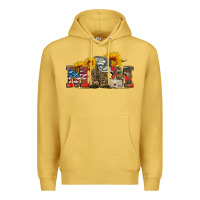 Antique Gold mom boots hat and sunflower Premium Hoodie - Artiststas