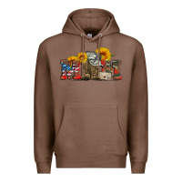 Chestnut mom boots hat and sunflower Premium Hoodie - Artiststas