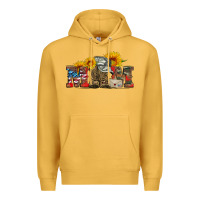 Mustard mom boots hat and sunflower Premium Hoodie - Artiststas
