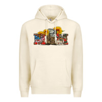 Tofu mom boots hat and sunflower Premium Hoodie - Artiststas