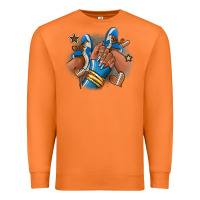 Carrot Football afro girl sneakers Premium Sweatshirt - RanaPortraitStore