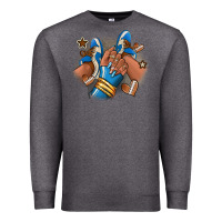 Charcoal Heather Football afro girl sneakers Premium Sweatshirt - RanaPortraitStore