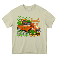 Mossy St. Patrick's Loads of luck with gnome Heavy Core Tee - HowdyJamesFarm