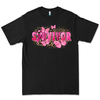 Black Survivor Breast Cancer Premium Tee - FaDigitalArtStudio